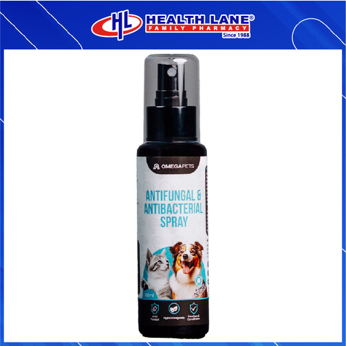 OMEGA PETS ANTIFUNGAL & ANTIBACTERIAL SPRAY 100ML